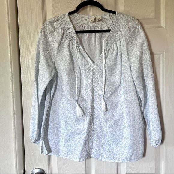 Joie Linen Blend Blouse - Picture 2 of 5